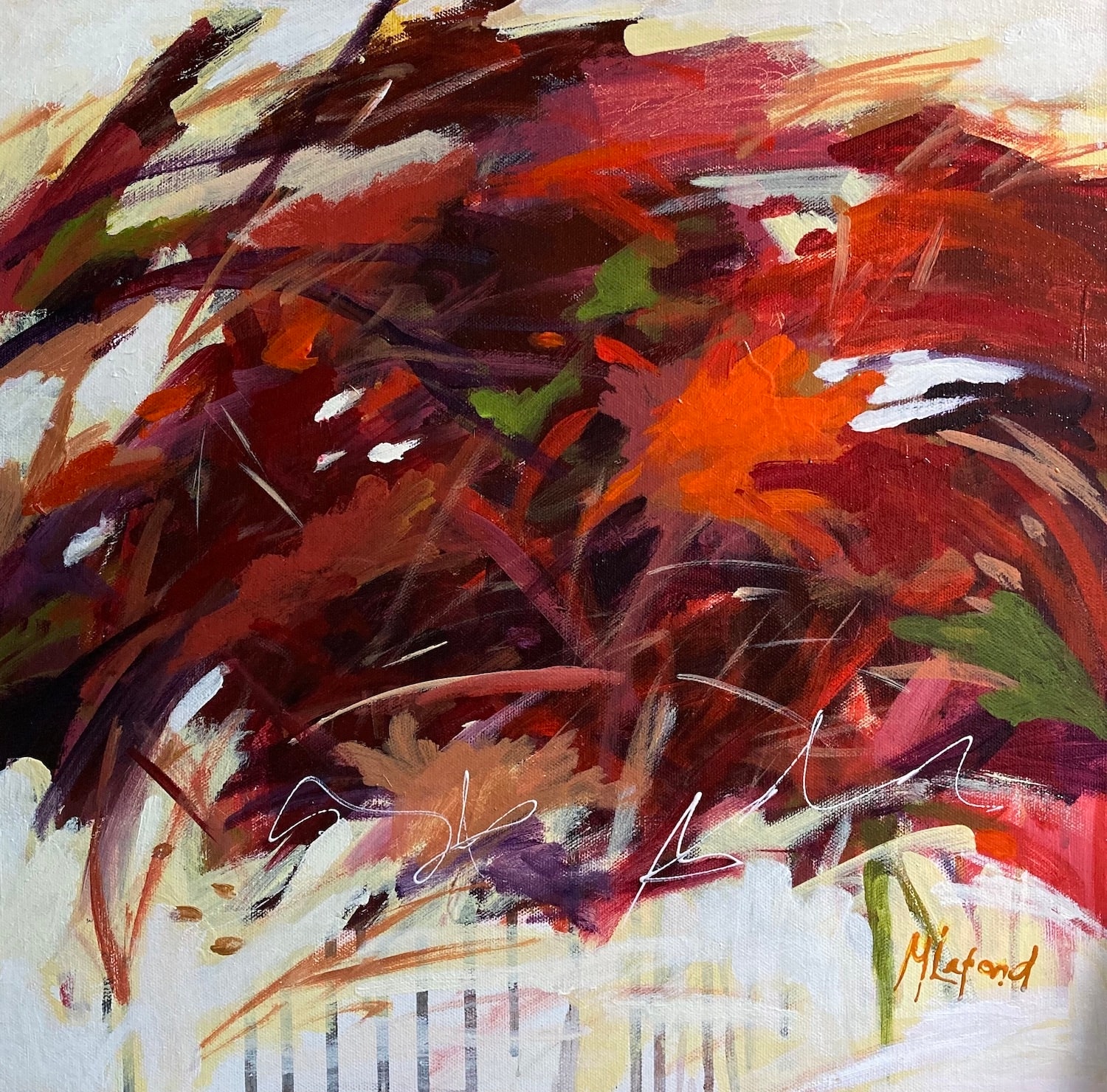Marcher dans les feuilles